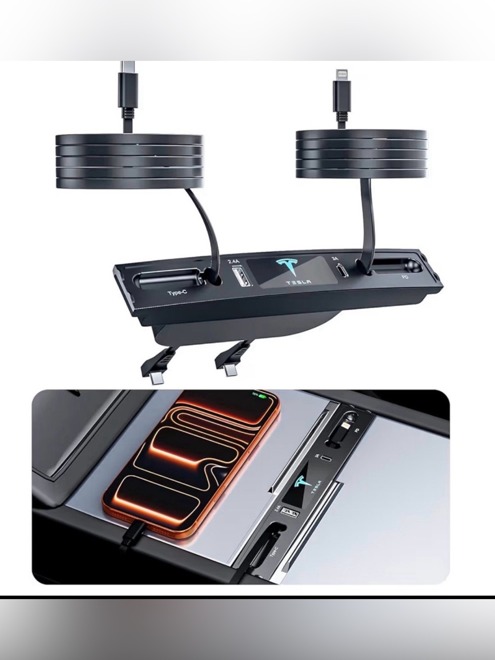 USB Hub for Tesla Model 3 Model Y